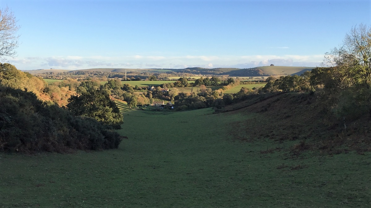 Sweeping views of Donhead St Mary
